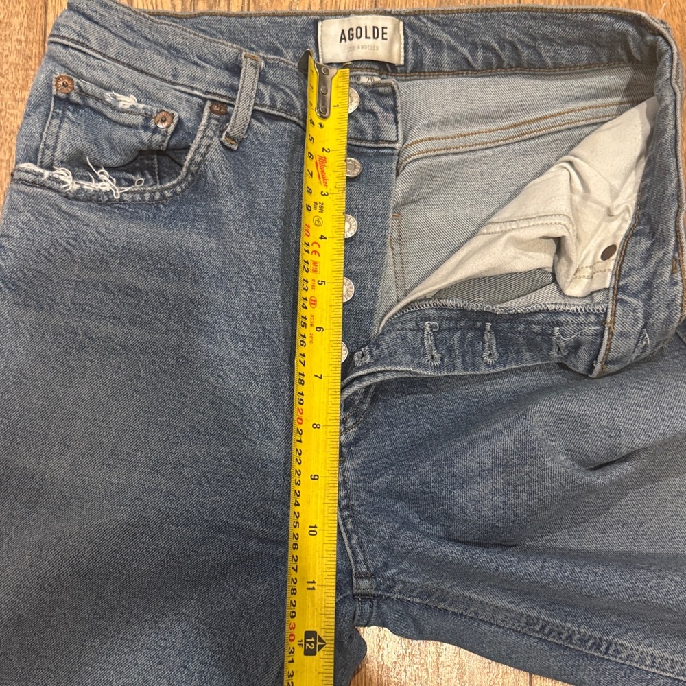 Agolde Riley cropped Distressed Jeans - Picture 8 of 10